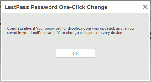 Automatically change passwords with LastPass password manager