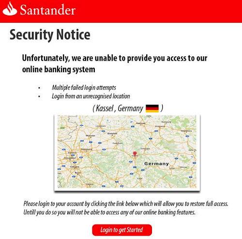 An example of a phishing email