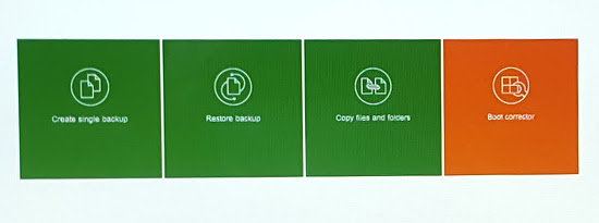 Paragon Backup and Recovery 16 recovery media