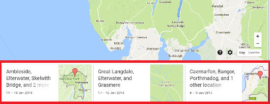 Google Maps Timeline shows where you were and where you went on any day in the past