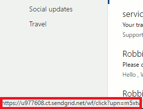 An example of a PayPal phishing email