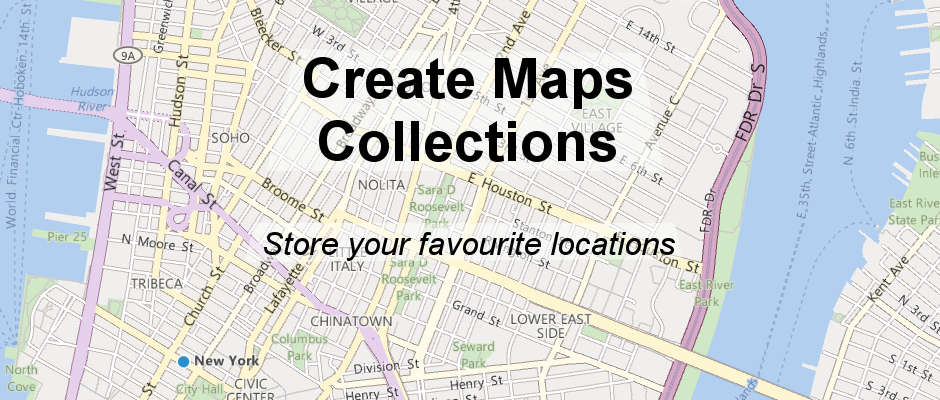 Create collections in the Windows 10 Maps app and store your favourite places in them