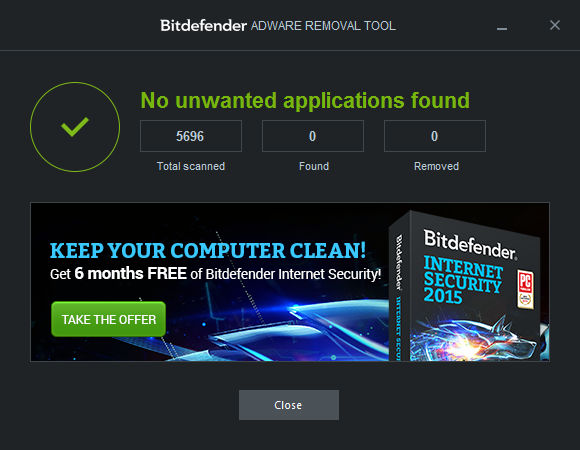 Bitdefender free malware removal tool