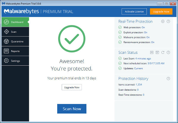 Malwarebytes Windows cleanup tool