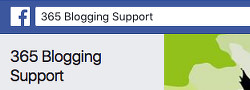 Join the Facebook group 365 Blogging Support