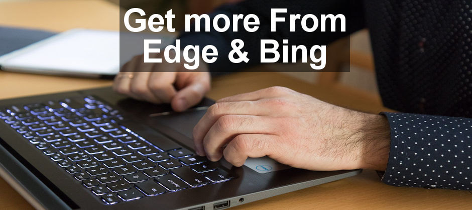 Get more from Microsoft Edge browser by configuring the Start page. Use Edge and Bing to join Microsoft Rewards and earn points.