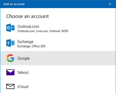 Add another calendar to Windows 10 Calendar app