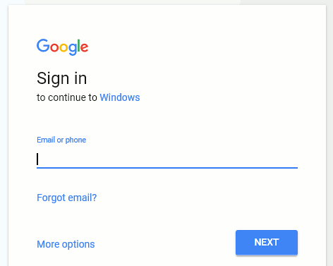 Authorise access to your Google account