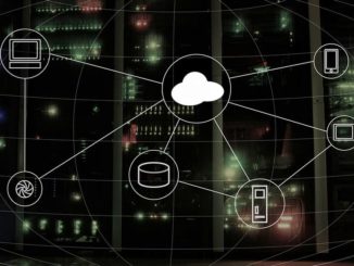 Illustration: Cloud computing solutions store data online which we can access anytime and from anywhere