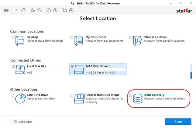 Stellar Toolkit for Data Recovery screenshot