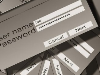 Password form illustration with username and password