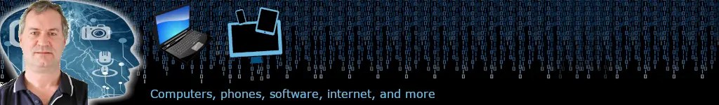 RAWinfopages graphic: Computers, phones software, internet.